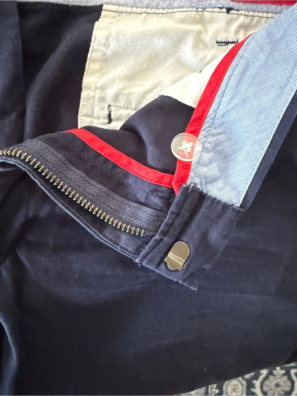 J. Crew Classic Navy Flat-Front Chino Shorts